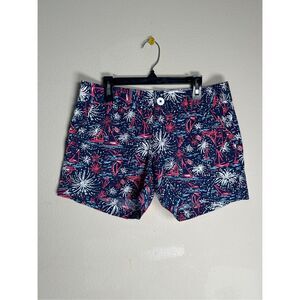 Lilly Pulitzer Sparks Fly Glow in the Dark The Callahan Short sz 2